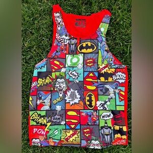 Fashionomics Colorful Comic Print Tank Top